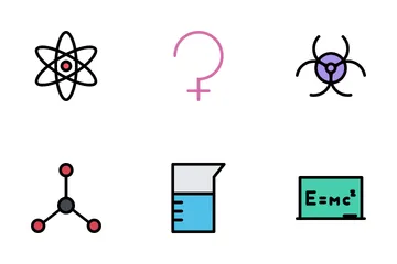 Espaços e Ciência Pacote de Ícones