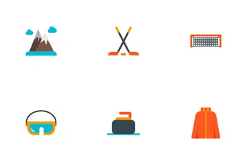 Esportes de inverno Pacote de Ícones