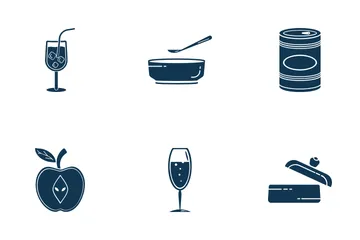 Essen und Trinken Icon Pack