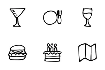 Essen und Trinken Symbolpack