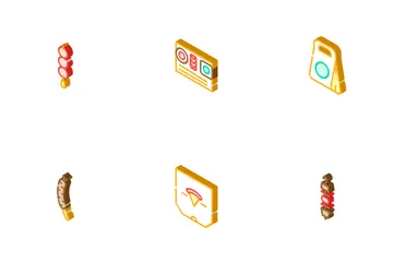 Essen zum Mitnehmen Symbolpack