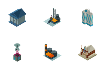 Essential Buildings  Icon Pack