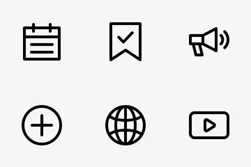 Essential Line - Vol 1 Icon Pack