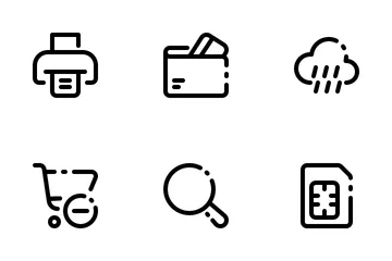 Interface utilisateur essentielle Icon Pack