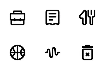 Interface utilisateur essentielle Icon Pack