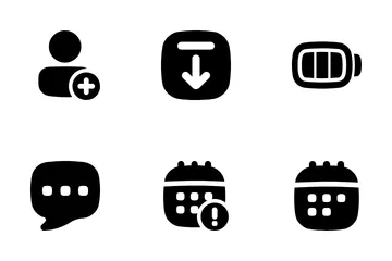 Interface utilisateur essentielle Icon Pack