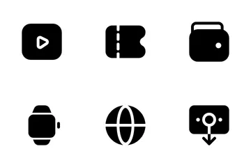 Interface utilisateur essentielle Icon Pack