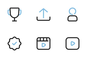 Interface utilisateur essentielle Icon Pack