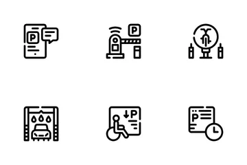 Estacionamento Pacote de Ícones