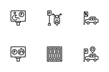 Estacionamento Pacote de Ícones