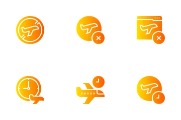 Estado del vuelo Paquete de Iconos