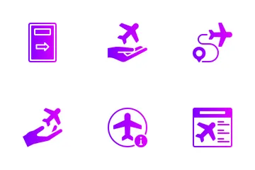 Estado del vuelo Paquete de Iconos