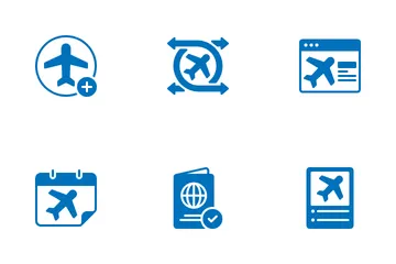 Estado del vuelo Paquete de Iconos