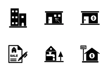 Estate Building Icon Pack