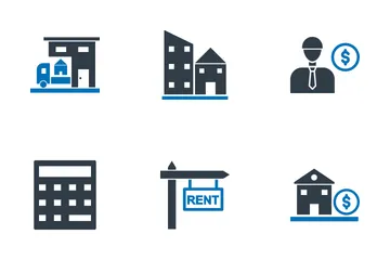 Estate Building Icon Pack