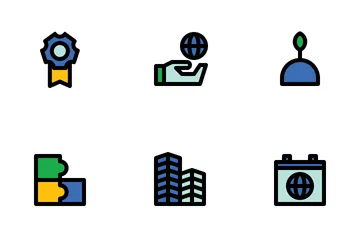 Estrategia de negocios Paquete de Iconos