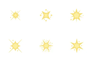 Estrellas chispeantes Paquete de Iconos