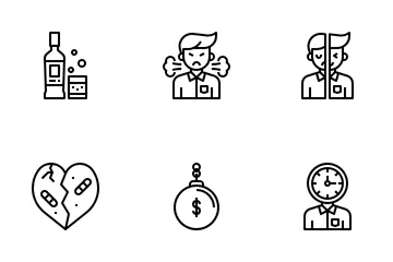 Estrés Paquete de Iconos