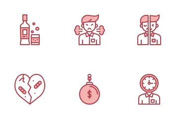 Estrés Paquete de Iconos