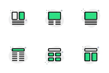 Estructura alámbrica Vol 1 Paquete de Iconos