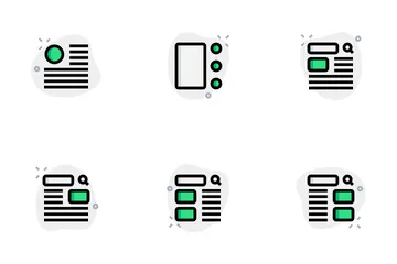 Estructura alámbrica Vol 2 Paquete de Iconos