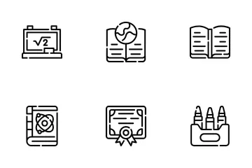 Fases del estudio Paquete de Iconos