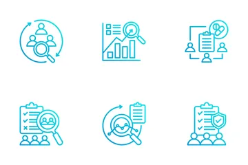 Estudo clínico Pacote de Ícones