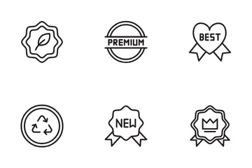 Etiquetas de productos Paquete de Iconos