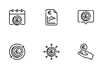 Euro Coin Icon Pack