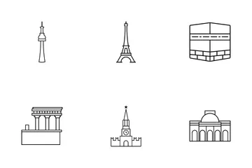 Euro Landmarks 3 Icon Pack