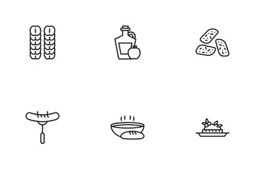 European Cuisine Icon Pack