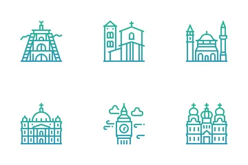 European Landmarks Icon Pack