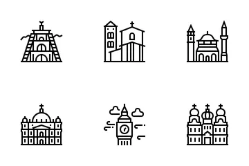 European Landmarks Icon Pack