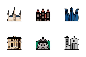 European Landmarks Icon Pack