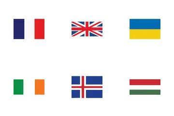 Eurpopean Flag Icon Pack