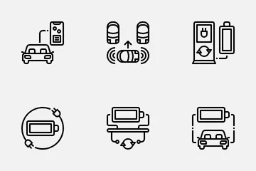 EV CAR Icon Pack