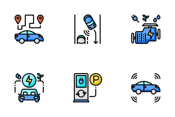 Carro EV Icon Pack