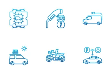 EV-Electric Vehicles Icon Pack