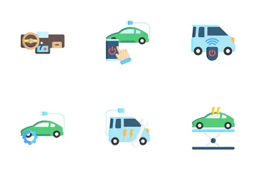 EV-Electric Vehicles Icon Pack