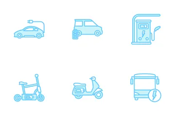 EV-Electric Vehicles Icon Pack