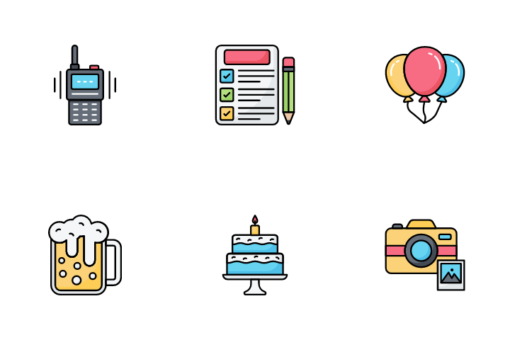 40 Sixpack Colored Outline Icons - Free in SVG, PNG, ICO - IconScout