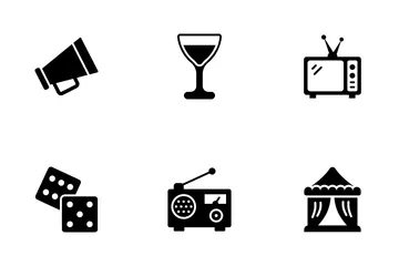 Events And Entertainments Icon Pack