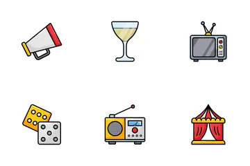 Events And Entertainments Icon Pack