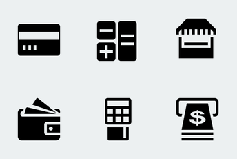 Everyday Digital Banking & Finance Icon Pack