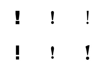 Exclamation Points Icon Pack