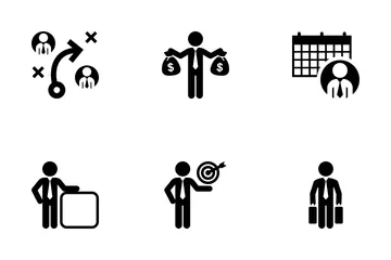 Executive Man Icon Pack