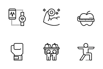 Exercise&Fitness Icon Pack