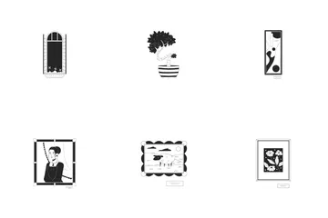 Exhibition Attraction Icon Pack