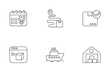 Expédition et livraison Pack d'Icônes