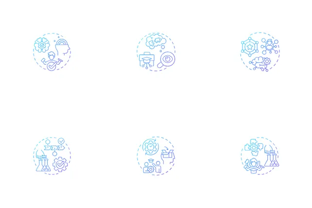 Experiential Learning Icon Pack - 27 Rounded School & Education Icons ...